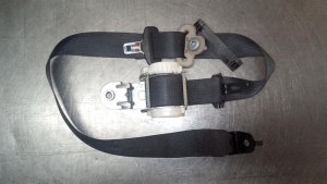 2011-2013 Ram 3500 Tan Seat Belt Buckle with Pretensioner - Front, Right (Passenger) (Used OEM)