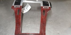 2007-2014 GMC Yukon XL 1500 Brown Radio Instrument Panel Bezel (Used OEM)