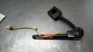 2001-2004 Ford Escape Gray Bucket Seat Belt Assembly - Front, Right (Passenger) (Used OEM)