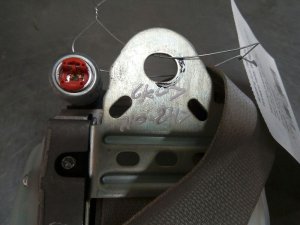 2010 Ford Fusion Gray Seat Belt Buckle with Pretensioner - Front, Right (Passenger) (Used OEM)