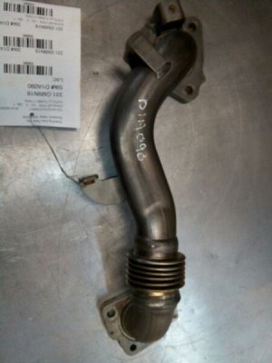 2017-2019 GMC Sierra 2500 HD Exhaust Pipe - Left (Driver) (Used OEM)