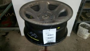 2002-2010 Dodge Ram 1500 Chrome 17x7 5-Spoke Chrome Clad Steel Wheel (Used OEM)