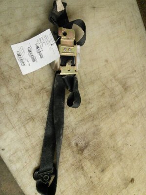 2004-2006 Ford Ranger Gray Seat Belt Assembly - Front, Right (Passenger) (Used OEM)