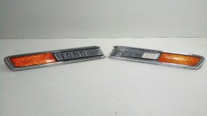 1974 Ford Torino Door Emblem Pair (Used OEM)