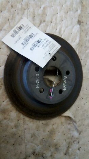 2011-2016 Chevrolet Cruze Disc Brake Rotor - Rear (Used OEM)