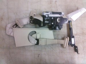 2013-2019 Ford Police Interceptor Sedan Black Seat Belt Assembly - Front, Right (Passenger) (Used OEM)
