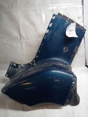 1989-2009 Freightliner FLD120 Blue Fiberglass Fender Flare - Right (Passenger) (Used OEM)