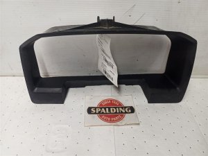 2010-2012 Ram 3500 Black Radio and Climate Control Instrument Panel Bezel with Vents (Used OEM)