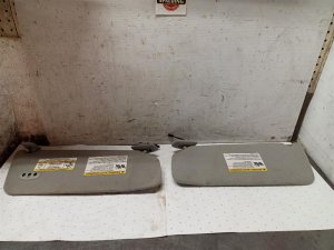 2006-2007 Lincoln Mark LT Tan Sun Visor with Mirror - Left (Driver) (Used OEM)