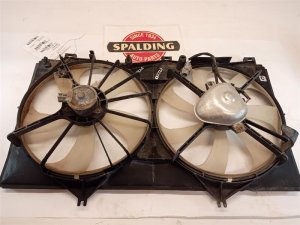 2007-2009 Toyota Camry Dual Radiator and A/C Condenser Fan Motor Assembly (Used OEM)