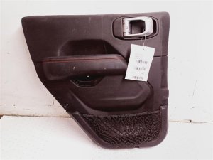 2018-2025 Jeep Wrangler Black Door Interior Trim Panel - Rear (Used OEM)