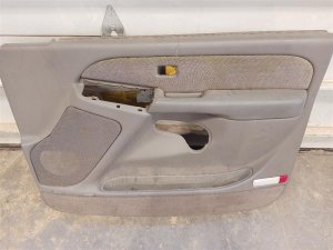 2000-2002 GMC Yukon Gray Door Interior Trim Panel - Front, Right (Passenger) (Used OEM)
