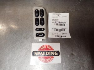 2001-2007 Ford Escape Silver Master Power Window and Door Lock Switch - Left (Driver) (Used OEM)