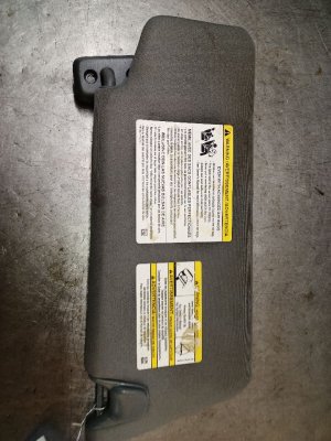2011-2014 Ford F-150 Gray Sun Visor with Mirror - Left (Driver) (Used OEM)