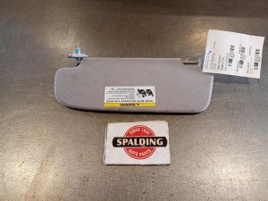 2007-2013 Mercedes-Benz S600 Gray Sun Visor - Right (Passenger) (Used OEM)