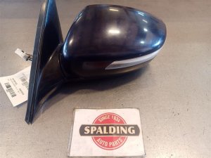 2009-2014 Hyundai Genesis Blue Power Door/Side View Mirror - Left (Driver) (Used OEM)