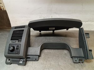 2006-2008 Dodge Ram 1500 Gray Radio and Vent Instrument Panel Bezel (Used OEM)