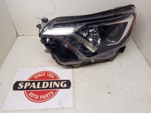 2018 Toyota RAV4 Halogen Headlight Assembly - Left (Driver) (Used OEM)