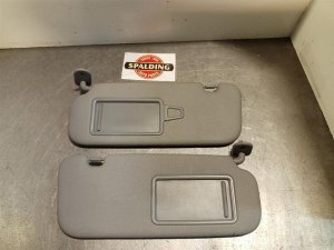 2014-2017 Hyundai Accent Gray Sun Visor without Sunroof without Illuminated Mirror - Left (Driver) (Used OEM)