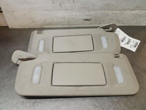 2007-2014 GMC Yukon Silver Sun Visor with Illuminated Vanity Mirror - Left (Driver) (Used OEM)