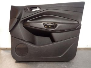 2013-2018 Ford Escape Black Door Interior Trim Panel - Front, Right (Passenger) (Used OEM)