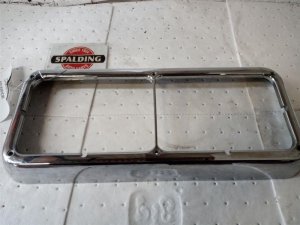1987-2020 Kenworth T800 Chrome Chrome Dual Rectangular Headlight Bezel (Used OEM)
