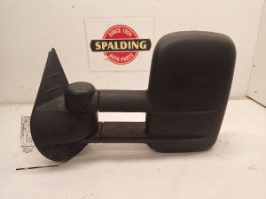 2007-2014 GMC Sierra 2500 HD Black Manual Door/Side View Mirror - Left (Driver) (Used OEM)
