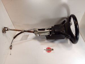 2008-2017 Mitsubishi Lancer Black Steering Column Assembly with Key (Used OEM)