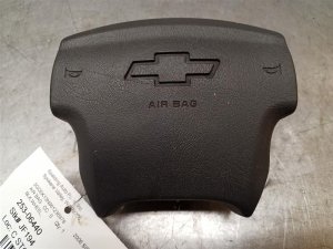 2003-2004 GMC Sierra 2500 Black Steering Wheel Air Bag (Used OEM)