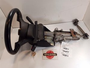 2006-2009 Volkswagen Rabbit Black Tilt Steering Column with Cruise and Radio Controls (Used OEM)