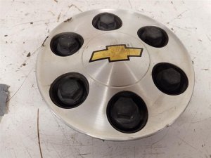 2007-2014 Chevrolet Tahoe Silver 5-Spoke Alloy Wheel Center Cap (Used OEM)