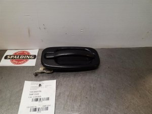 2002-2006 Chevrolet Avalanche 2500 Black Rear Exterior Door Handle Assembly - Left (Driver) (Used OEM)