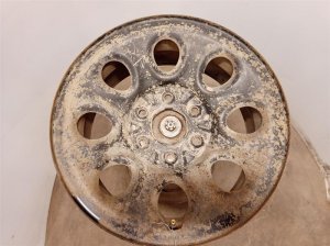 2007 Chevrolet Silverado 1500 Classic Silver 17x7.5 8-Hole Steel Wheel (Used OEM)