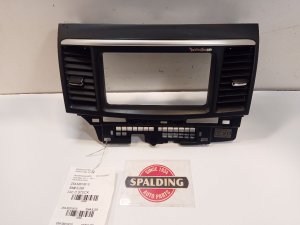 2008-2015 Mitsubishi Lancer Black Radio Dash Bezel (Used OEM)