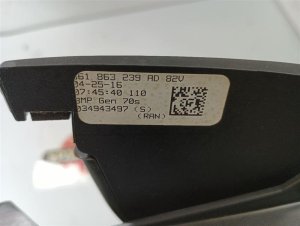 2016-2019 Volkswagen Passat Black Floor Console Lid (Used OEM)