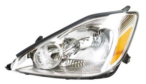 2004-2005 Toyota Sienna Halogen Headlight Assembly - Left (Driver) (Used OEM)