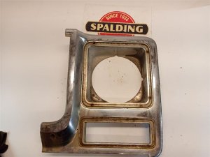1973-1978 GMC C1500 Chrome Headlight Door - Left (Driver) (Used OEM)