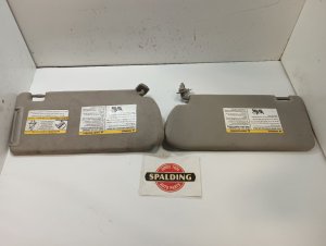 2005-2012 Nissan Xterra Gray Sun Visor - Left (Driver) (Used OEM)