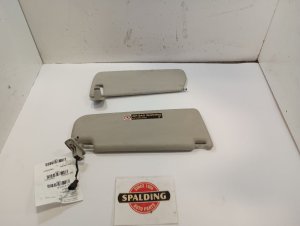 2006-2010 Volkswagen Passat Silver Sun Visor without Garage Door Opener - Left (Driver) (Used OEM)