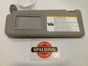 2013-2018 Toyota RAV4 Silver Illuminated Sun Visor without Extension - Left (Driver) (Used OEM)