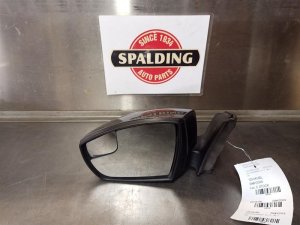 2012-2014 Ford Focus Gray Power Door/Side View Mirror with Signal Lamp - Left (Driver) (Used OEM)