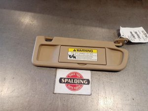2006-2011 Honda Civic Tan Sun Visor with Mirror - Right (Passenger) (Used OEM)