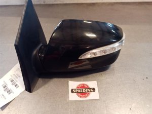 2010-2016 Hyundai Tucson Black Power Heated Door/Side View Mirror with Signal Lamp - Left (Driver) (Used OEM)