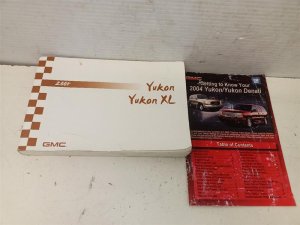 2004 GMC Yukon Owners Manual (Used OEM)