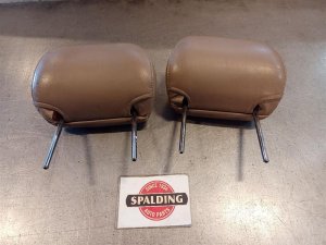 1996-2002 Toyota 4Runner Brown Front Leather Headrest Pair (Used OEM)