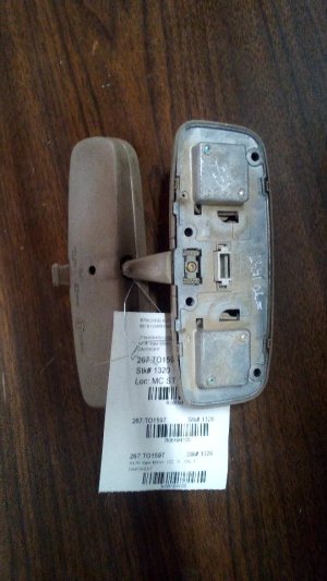 1996-2002 Toyota 4Runner Day/Night Interior Rear View Mirror with Dual Map Lights (Used OEM)