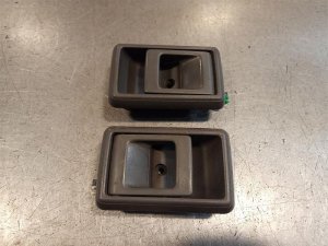 1989-1995 Toyota Pickup Gray Interior Door Handle - Left (Driver) (Used OEM)