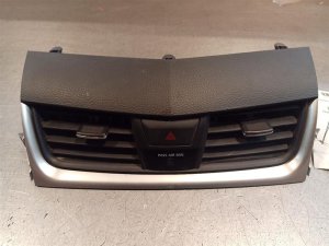 2016-2018 Nissan Altima Black Radio and Air Vent Instrument Panel Bezel (Used OEM)