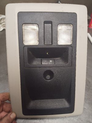 2009-2010 Dodge Ram 1500 Black Roof Console Panel with Power Sliding Window Control (Used OEM)