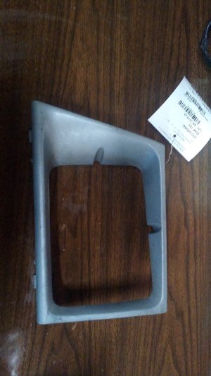 1997-2002 Ford E-150 Gray Sealed Beam Headlight Bezel - Left (Driver) (Used OEM)